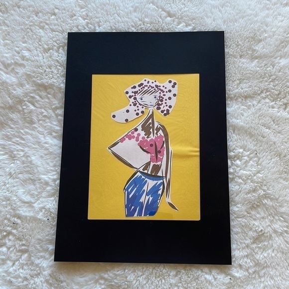 Handmade digital art print cutout nwt once purchased by me from my digital book - Picture 1 of 8